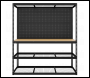 Sealey APMWB1 Heavy-Duty Modular Workbench with Racking & Pegboard 1820mm 300kg Capacity Per Level