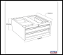 Sealey APMWBD2 Superline PRO® Modular Double Drawer Unit