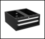 Sealey APMWB72COMBO1W Superline PRO® Modular Workbench with 4 Drawers & Cupboard Wooden Worktop 1830mm