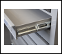 Sealey APMWS1G American PRO® Mobile Workstation with Wooden Worktop 5 Drawer - Grey