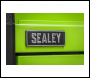 Sealey APPD4G 4 Drawer Push-to-Open Topchest with Ball-Bearing Slides - Green