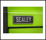 Sealey APPD4G Superline PRO® Push-to-Open Topchest 4 Drawer - Green