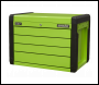 Sealey APPD4G Superline PRO® Push-to-Open Topchest 4 Drawer - Green