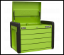 Sealey APPD4G 4 Drawer Push-to-Open Topchest with Ball-Bearing Slides - Green