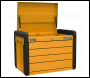 Sealey APPD4O 4-Drawer Push-to-Open Topchest with Ball-Bearing Slides - Orange