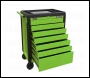 Sealey APPD7G Rollcab 7 Drawer Push-To-Open - Green