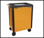 Sealey APPD7O Rollcab 7 Drawer Push-To-Open - Orange
