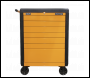 Sealey APPD7O Superline PRO® Push-To-Open Rollcab 7 Drawer - Orange