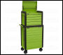 Sealey APPDSTACKG Topchest & Rollcab Combination 11 Drawer Push-To-Open - Green