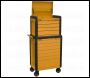 Sealey APPDSTACKO Topchest & Rollcab Combination 11 Drawer Push-To-Open Orange