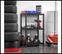 Sealey APPR3 Plastic Racking Unit with 3 Shelves 25kg Capacity Per Level