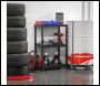 Sealey APPR3 Plastic Racking Unit with 3 Shelves 25kg Capacity Per Level