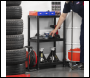 Sealey APPR3 Plastic Racking Unit with 3 Shelves 25kg Capacity Per Level