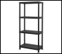 Sealey APPR4 Plastic Racking Unit with 4 Shelves 25kg Capacity Per Level