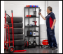 Sealey APPR5 Plastic Racking Unit with 5 Shelves 25kg Capacity Per Level