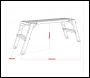 Sealey APS2 Folding Platform 2-Tread Aluminium - EN 131-4