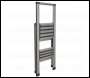 Sealey APSL2 Aluminium Professional Folding Step Ladder 2-Step 150kg Capacity