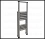 Sealey APSL2 Professional Folding Step Ladder 2-Step Aluminium 150kg Capacity