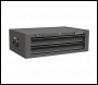 Sealey APSTACKTGR Superline PRO® Topchest, Mid-Box Tool Chest & Rollcab Combination 14 Drawer - Grey