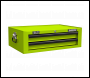 Sealey APSTACKTHV Superline PRO® Topchest, Mid-Box Tool Chest & Rollcab Combination 14 Drawer - Green