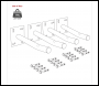 Sealey APWH Wall Mounting Storage Hooks - Set of 4