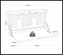 Sealey APWMW01 Superline PRO® Wall Mounting Foldable Workbench 900mm