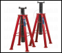 Sealey AS10H Premier Axle Stands (Pair) 10 Tonne Capacity per Stand High Level