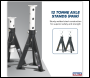 Sealey AS12 Premier Axle Stands (Pair) 12 Tonne Capacity per Stand High Level