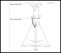 Sealey AS15000 Axle Stands (Pair) 15 Tonne Capacity per Stand