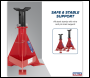 Sealey AS15000 Axle Stands (Pair) 15 Tonne Capacity per Stand