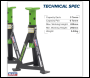 Sealey AS3G Premier Axle Stands (Pair) 3 Tonne Capacity per Stand - Green