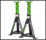 Sealey AS3G Premier Axle Stands (Pair) 3 Tonne Capacity per Stand - Green