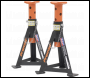 Sealey AS3O Premier Axle Stands (Pair) 3 Tonne Capacity per Stand - Orange