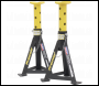 Sealey AS3Y Premier Axle Stands (Pair) 3 Tonne Capacity per Stand - Yellow