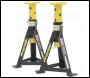 Sealey AS3Y Premier Axle Stands (Pair) 3 Tonne Capacity per Stand - Yellow