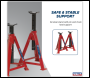 Sealey AS5000M Axle Stands (Pair) 5 Tonne Capacity per Stand