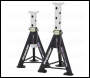 Sealey AS6 Premier Axle Stands (Pair) 6 Tonne Capacity per Stand - White