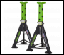 Sealey AS6G Premier Axle Stands (Pair) 6 Tonne Capacity per Stand - Green