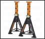 Sealey AS6O Premier Axle Stands (Pair) 6 Tonne Capacity per Stand - Orange