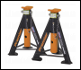 Sealey AS6O Premier Axle Stands (Pair) 6 Tonne Capacity per Stand - Orange