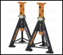 Sealey AS6O Premier Axle Stands (Pair) 6 Tonne Capacity per Stand - Orange