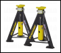 Sealey AS6Y Premier Axle Stands (Pair) 6 Tonne Capacity per Stand - Yellow