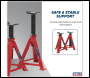 Sealey AS7500 Axle Stands (Pair) 7.5 Tonne Capacity per Stand