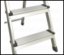 Sealey ASL3S Aluminium Step Ladder 3-Tread EN 131