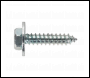 Sealey ASW8 Acme Screw with Captive Washer #8 x 3/4 inch  Zinc Pack of 100