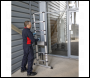 Sealey ATL11 Aluminium Telescopic Ladder 11-Tread EN 131