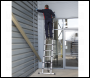 Sealey ATL11 Aluminium Professional Telescopic Ladder 11-Tread - EN 131
