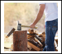 Sealey AXH98 Premier Hand Axe with Hickory Shaft 1.5lb