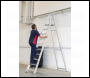 Sealey AXL10 Aluminium Step Ladder 10-Tread Industrial BS EN 131