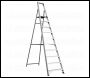 Sealey AXL10 Aluminium Step Ladder 10-Tread Industrial BS EN 131